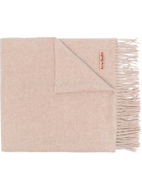 ACNE STUDIOS - Scarf With Logo Acne Studios