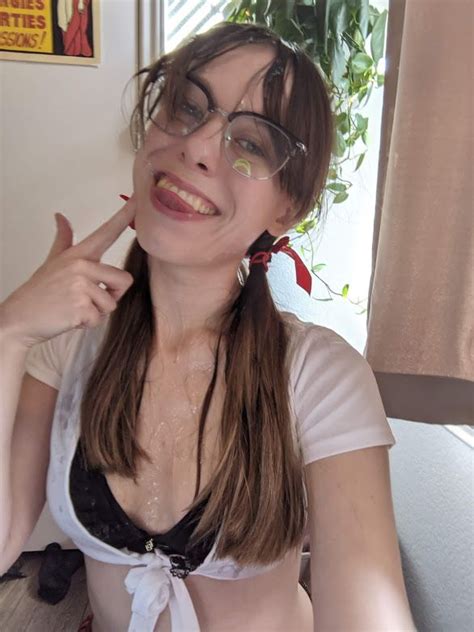 Facial Aftermath In Glasses And Schoolgirl Outfit Scrolller