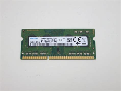 Yahooオークション Samsung Pc3l 12800 Ddr3l 1600 4gb 1枚