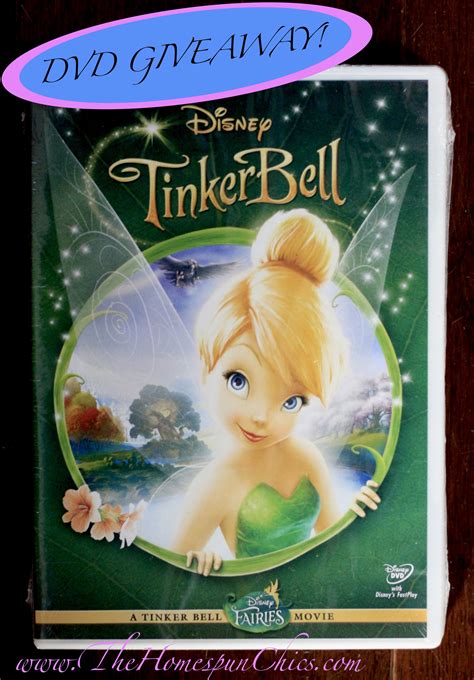 Disney's Tinker Bell Movie DVD Giveaway! - The Homespun Chics