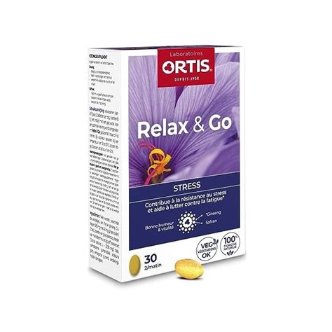 Ortis Relax Go Comprim S Compl Ment Alimentaire Pour R Sis