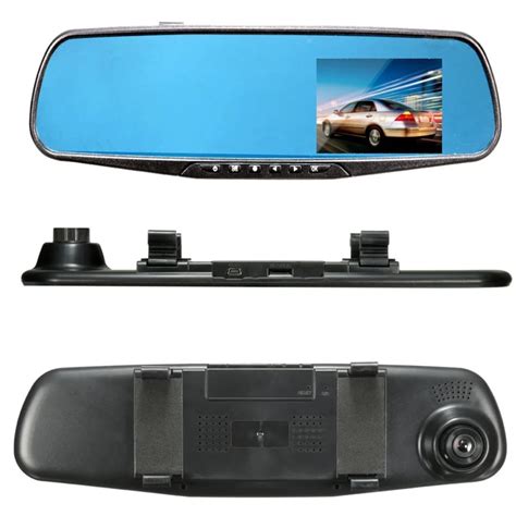 1080P Full HD Rearview Mirror Night Vision Car DVR Dash Cam 90 Degrees View Angel Car Video ...