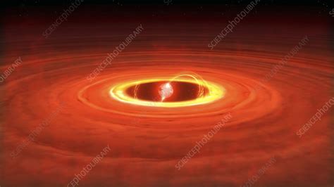 T Tauri star, illustration - Stock Image - F028/0761 - Science Photo ...