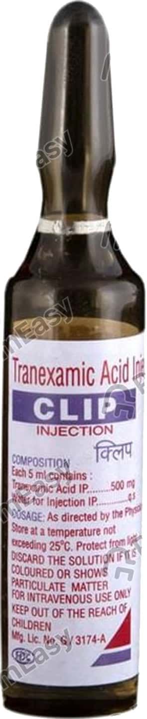 Clip Mg Ml Injection Uses Side Effects Price Dosage