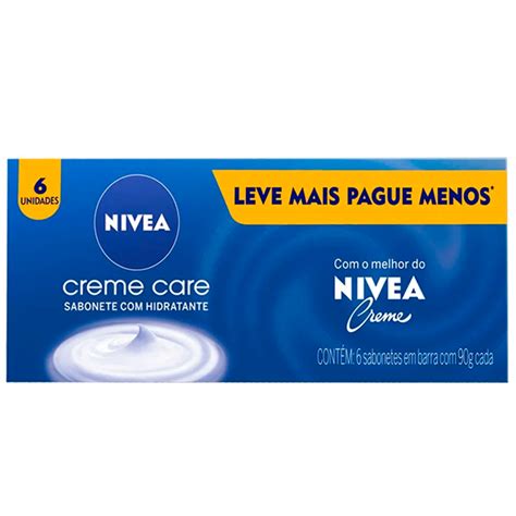 SAB NIVEA CREME CARE 90G LV6 PG5 Sabonete Nivea Creme Care 90G Leve 6