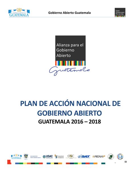 Plan de Acción Nacional 2016 2018