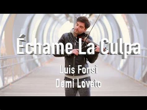 Chame La Culpa Luis Fonsi Demi Lovato Jose Asunci N Viol N Cover