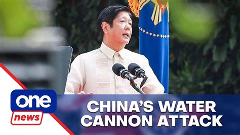 Marcos Condemns Chinas Aggression In Wps Youtube