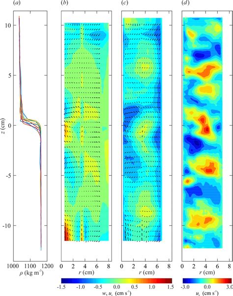 A Time Series Of Density Profiles During The Steady State Colour