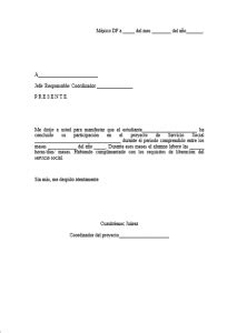 Carta De Liberaci N Ejemplos Y Formatos Word Pdf