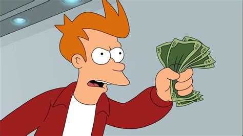 Philip J Fry Cállese y tome mi dinero Futurama YouTube