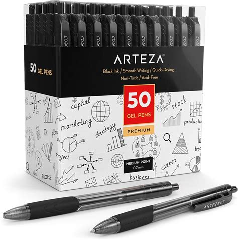 Arteza Bol Grafos Retr Ctiles Con Tinta De Gel Juego De Bol Grafos