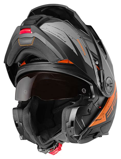 Schuberth SCHUBERTH E2 EXPLORER ORANGE Flip Up Helmet