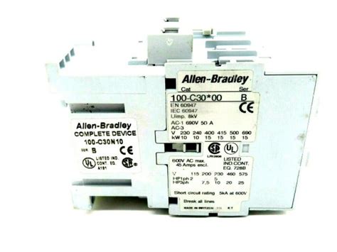 Used Allen Bradley C Contactor Ser B C Sb Industrial