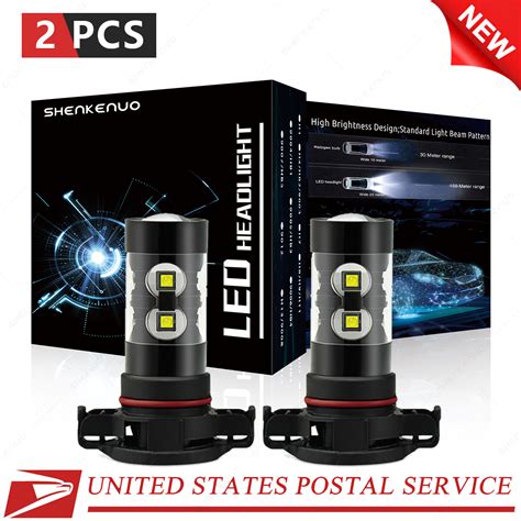 Shenkenuo 5202 Led Fog Light 6000k White For Gmc Sierra 1500 2007 2015 2pcs Ebay