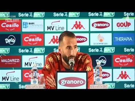 Cosenza Vs Bari Le Lacrime Del Capitano Alla Vigilia Del Match YouTube