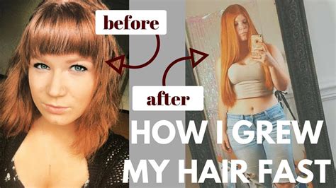 How I Grew My Hair Fast Tips And Products For Rapid Hair Growth Youtube