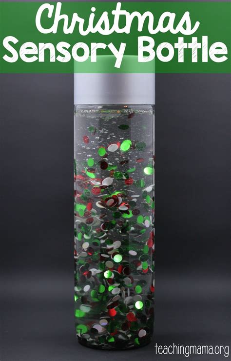 Christmas Sensory Bottle Teaching Mama