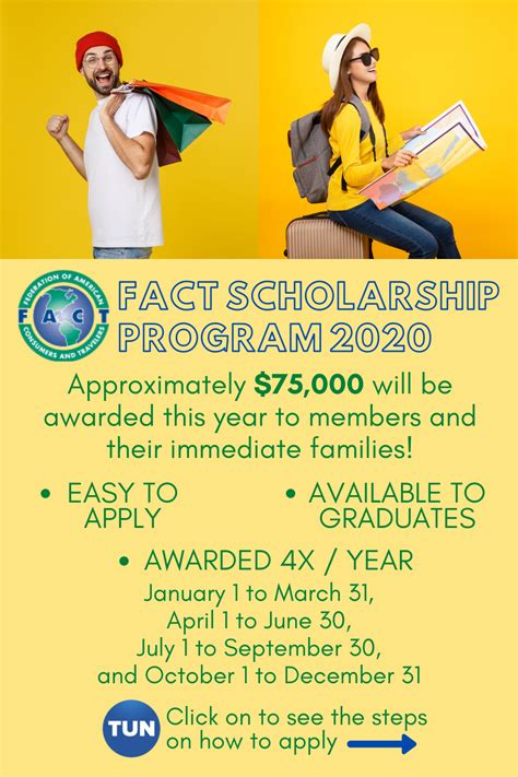 Fact Is Offering 75000 In Scholarships In 2020 Tun Scholarships