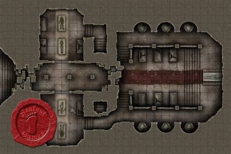 Seafoot Games Tomb Of The Dragon Lord X Battlemap Battle