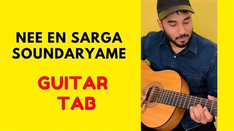 Nee En Sarga Soundharyame Guitar Tab Tutorial Malayalam Guitar