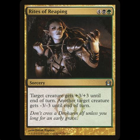 Mtg Rites Of Reaping Return To Ravnica Madtoyz