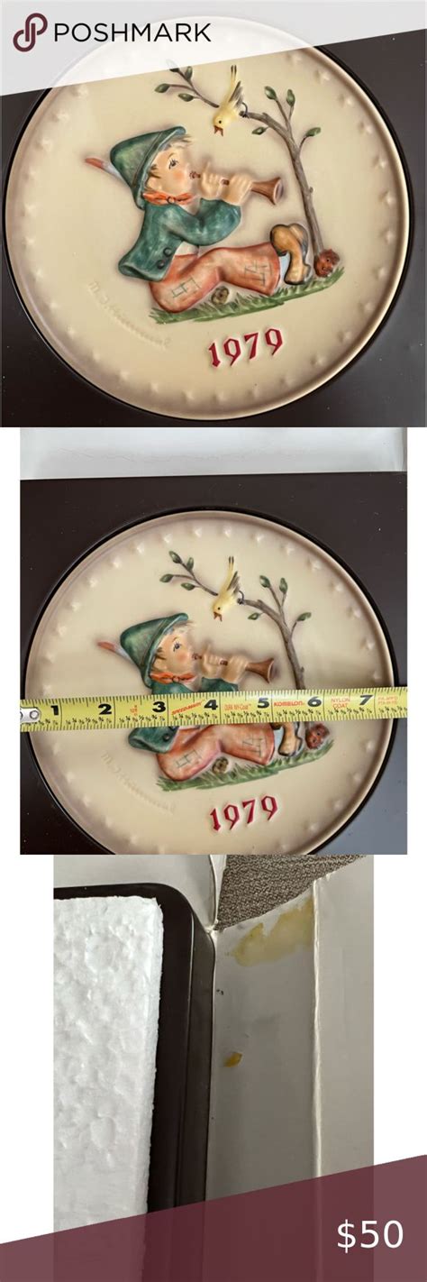 Goebel M J Hummel Annual Plate 1979 Hand Painted Hand Painted