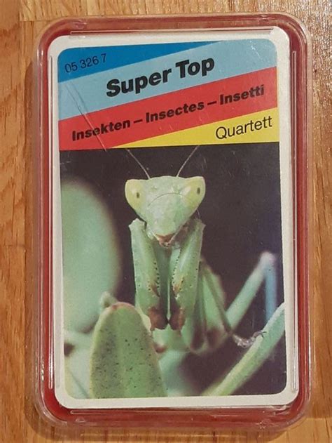 Super Top Quartett Insekten Kaufen Auf Ricardo