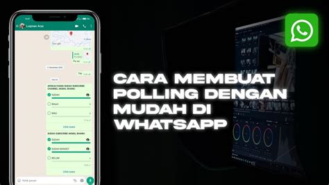 Cara Membuat Polling Di Whatsapp Dengan Mudah Whatsapp Tutorial Youtube