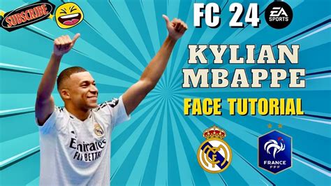 EA FC 24 KYLIAN MBAPPE Pro Clubs Career Mode LOOKALIKE Face Creation