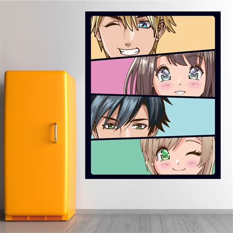 Autocollant Mural Manga ZoneStickers