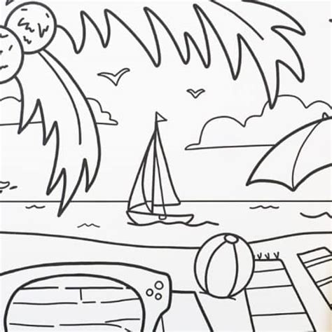 Coloring Pages Of Summer Things