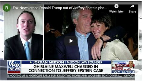 Fox News Edits Trump Out Of Jeffrey Epstein Photo — Leaves In Melania