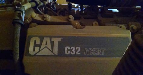 Cat C32 Acert 1000 Kva Generator Ship Machinery Used Recondition