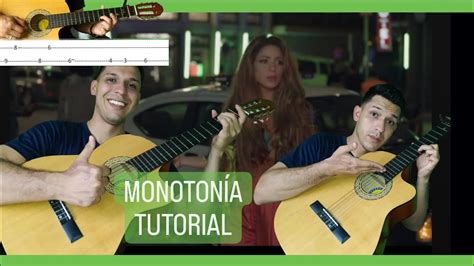 C Mo Tocar Monoton A Shakira Y Ozuna Tutorial En Guitarra Youtube