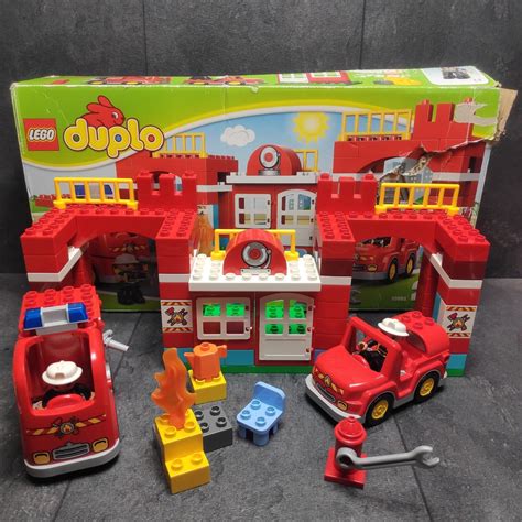 Lego Duplo Feuerwehr Hauptquartier Feuerwehrwache Ebay