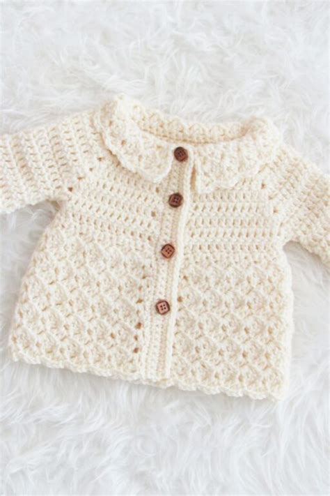 Free Crochet Pattern For Baby Cardigan Crochet Dreamz