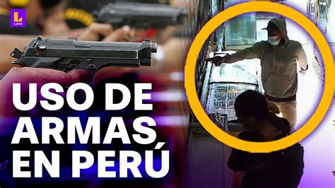 Peruanos podrán utilizar armas en defensa propia Se ha modificado el