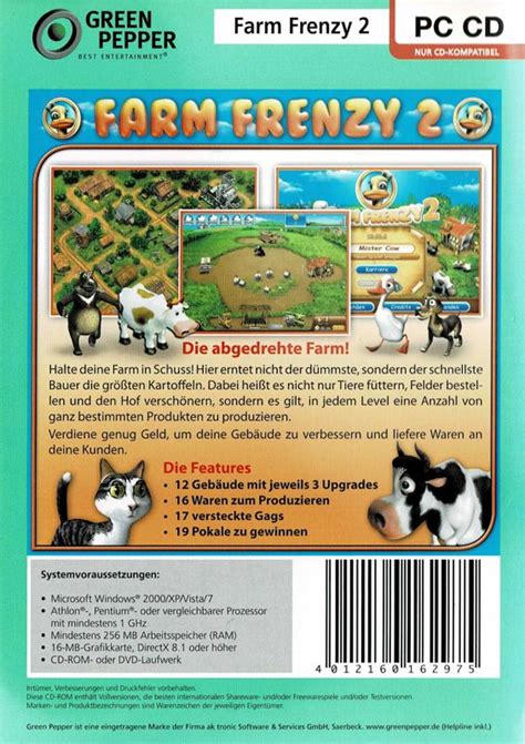 Farm Frenzy 2 2008 Box Cover Art Mobygames