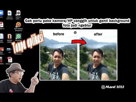 Cara Ubah Background Foto Jadi Nge Blur How To Change Background