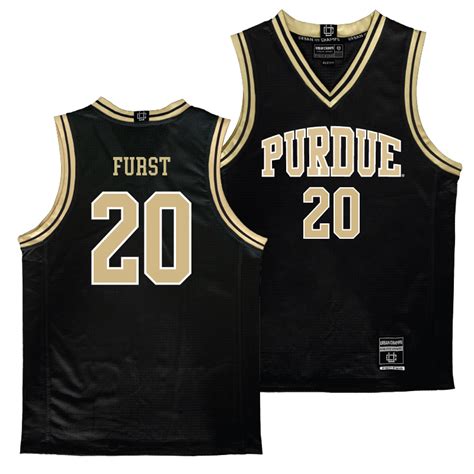 Purdue Men's Basketball Black Jersey - Joshua Furst – The Purdue NIL Store