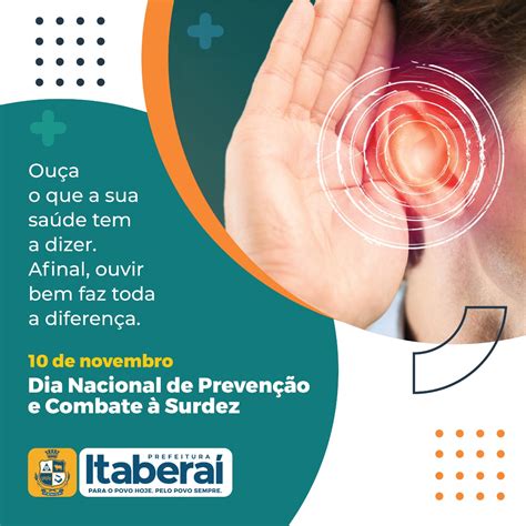 Dia Nacional Da Prevenção E Combate à Surdez Prefeitura De Itaberaí