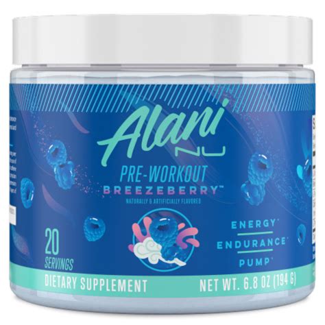 Alani NU Breezeberry Pre Workout 6 8 Oz Kroger