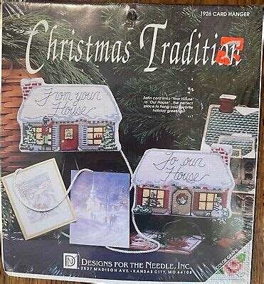 Designs For The Needle Cross Stitch Kit Christmas Tradition Unopened