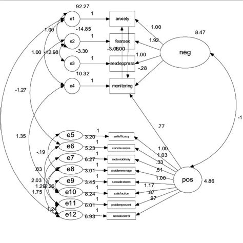 Positive And Negative Sexual Self Concept Model Download Scientific Diagram