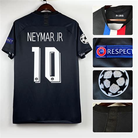 19 20 Paris Saint Germain Fourth Away Football Jersey Retro Nemar