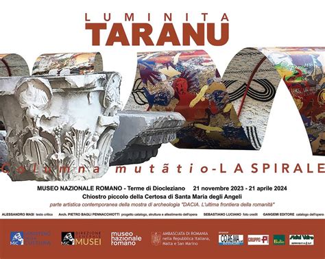 Expoziție Luminița Țăranu Columna mutãtio LA SPIRALE Museo