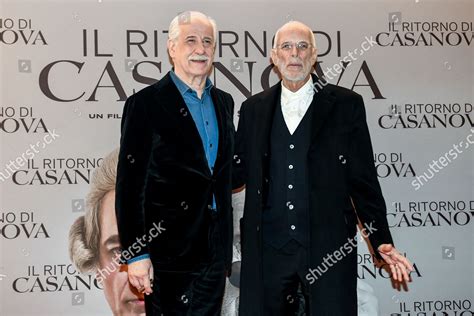 Toni Servillo Gabriele Salvatores During Return Editorial Stock Photo