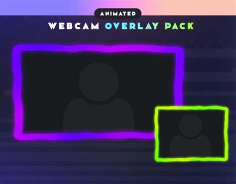 Rgb Animated Gradient Webcam Border Pack Webcam Overlays For Twitch