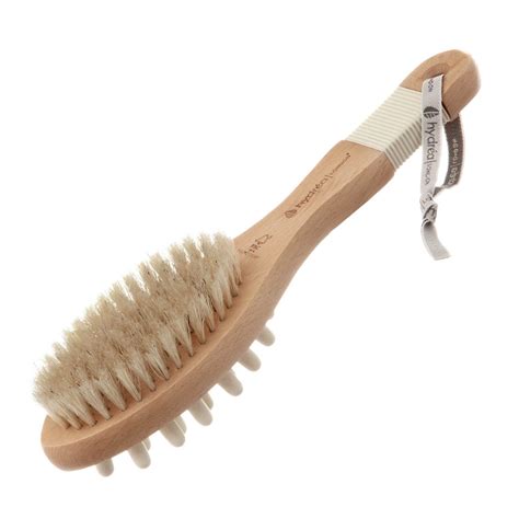 Hydrea London Dual Massage Body Brush Natural Bristle The Natives Co